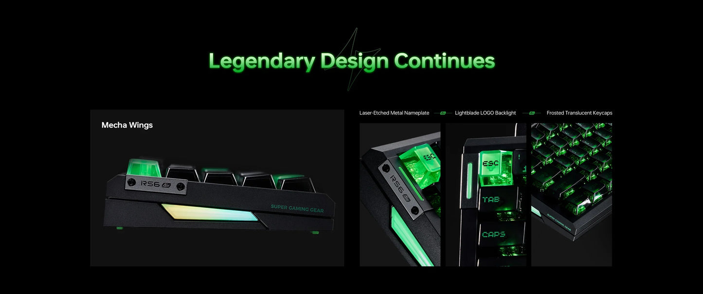 Teclado ATK RS6 Air Negro